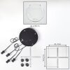 Koyoto Suspension, Boule lumineuse, Suspension grappe Clair, 4 lumières