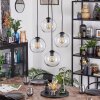 Koyoto Suspension, Boule lumineuse, Suspension grappe Clair, 4 lumières