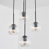 Ripoll Suspension, Boule lumineuse, Suspension grappe Clair, 4 lumières