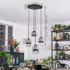 Ripoll Suspension, Boule lumineuse, Suspension grappe Fumé, 4 lumières