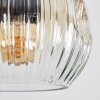 Ripoll Suspension, Boule lumineuse, Suspension grappe Ambre, Clair, 4 lumières