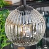 Ripoll Suspension, Boule lumineuse, Suspension grappe Ambre, Clair, 4 lumières