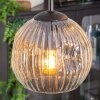 Ripoll Suspension, Boule lumineuse, Suspension grappe Ambre, Clair, 4 lumières