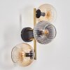 Koyoto Boule lumineuse, Applique murale Or, Noir, 3 lumières