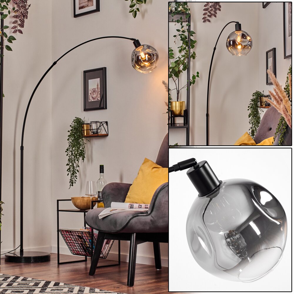Ripoll Lampadaire Noir, 1 lumière main product photo