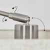 Bassagoda Lampadaire Nickel mat, Noir, 1 lumière