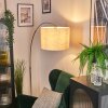 Bassagoda Lampadaire Nickel mat, Noir, 1 lumière