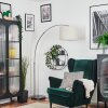 Bassagoda Lampadaire Nickel mat, Noir, 1 lumière
