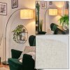 Bassagoda Lampadaire Nickel mat, Noir, 1 lumière