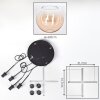 Koyoto Suspension, Boule lumineuse, Suspension grappe Ambre, Clair, 4 lumières Koyoto Suspension, Boule lumineuse, Suspension grappe Ambre, Clair, 4 lumières