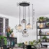Koyoto Suspension, Boule lumineuse, Suspension grappe Ambre, Clair, Fumé, 4 lumières Koyoto Suspension, Boule lumineuse, Suspension grappe Ambre, Clair, Fumé, 4 lumières