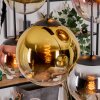 Gastor Suspension, Boule lumineuse, Suspension Chrome, Or, Clair, Cuivré, Fumé, 6 lumières