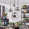 Koyoto Boule lumineuse, Suspension grappe Clair, Fumé, 4 lumières
