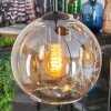 Koyoto Boule lumineuse, Suspension grappe Ambre, 4 lumières