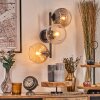 Koyoto Boule lumineuse, Applique murale Ambre, Clair, Fumé, 3 lumières