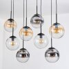 Gastor Suspension, Boule lumineuse, Suspension Ambre, Clair, Fumé, 8 lumières