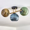 Koyoto Plafonnier, Boule lumineuse Or, Noir, 3 lumières