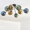 Ripoll Plafonnier, Boule lumineuse Bleu, Or, Vert, 8 lumières