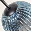 Koyoto Plafonnier, Boule lumineuse 89 cm Bleu, Vert, Cuivré, 12 lumières