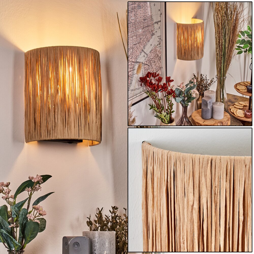 Labrujo Luminaire Up & Down, Applique murale Brun, Noir, 1 lumière main product photo