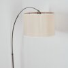 Bassagoda Lampadaire Nickel mat, Noir, 1 lumière