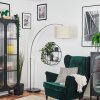 Bassagoda Lampadaire Nickel mat, Noir, 1 lumière