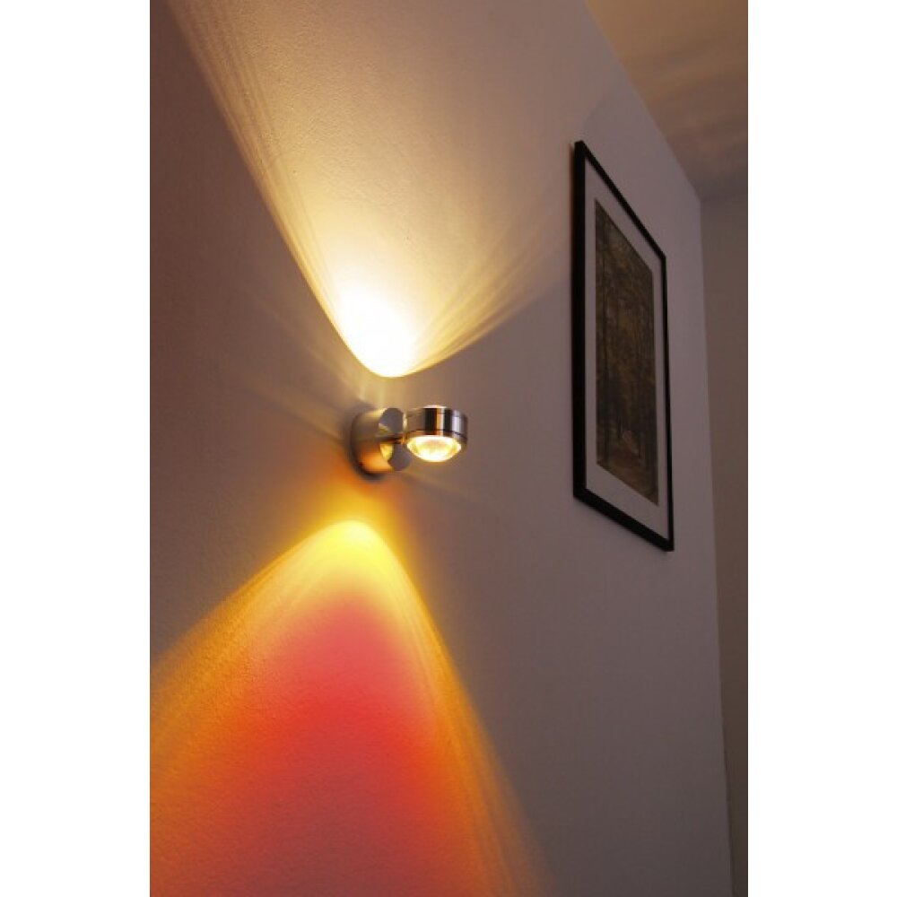 Applique murale Indore LED Aluminium, 2 lumières main product photo