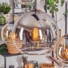 Koyoto Suspension, Boule lumineuse, Suspension Ambre, Clair, Fumé, 6 lumières