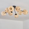 Basto Plafonnier Écru, 8 lumières