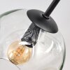 Ripoll Plafonnier, Boule lumineuse Ambre, Clair, Fumé, 10 lumières