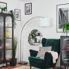 Bassagoda Lampadaire Nickel mat, Noir, 1 lumière