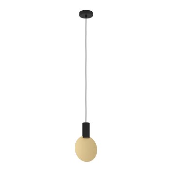 SARONA Suspension Luminaires Eglo Noir, 1 lumière
