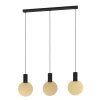 SARONA Suspension Luminaires Eglo Noir, 3 lumières