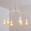 Suspension Cuyama Blanc, 6 lumières