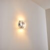 Applique murale Concha Blanc, 1 lumière
