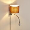 Applique murale Wiby LED Nickel mat, 2 lumières