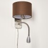 Applique murale Wiby LED Nickel mat, 2 lumières