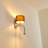 Applique murale Wiby LED Nickel mat, 2 lumières