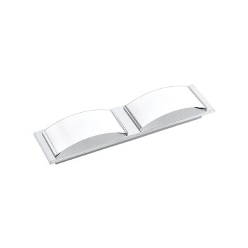 Applique murale Eglo WASAO 1 LED Chrome, 2 lumières