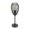 Lampe à poser Eglo CLEVEDON Noir, 1 lumière