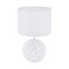 Lampe à poser EGLO MONTALBANO Blanc, 1 lumière