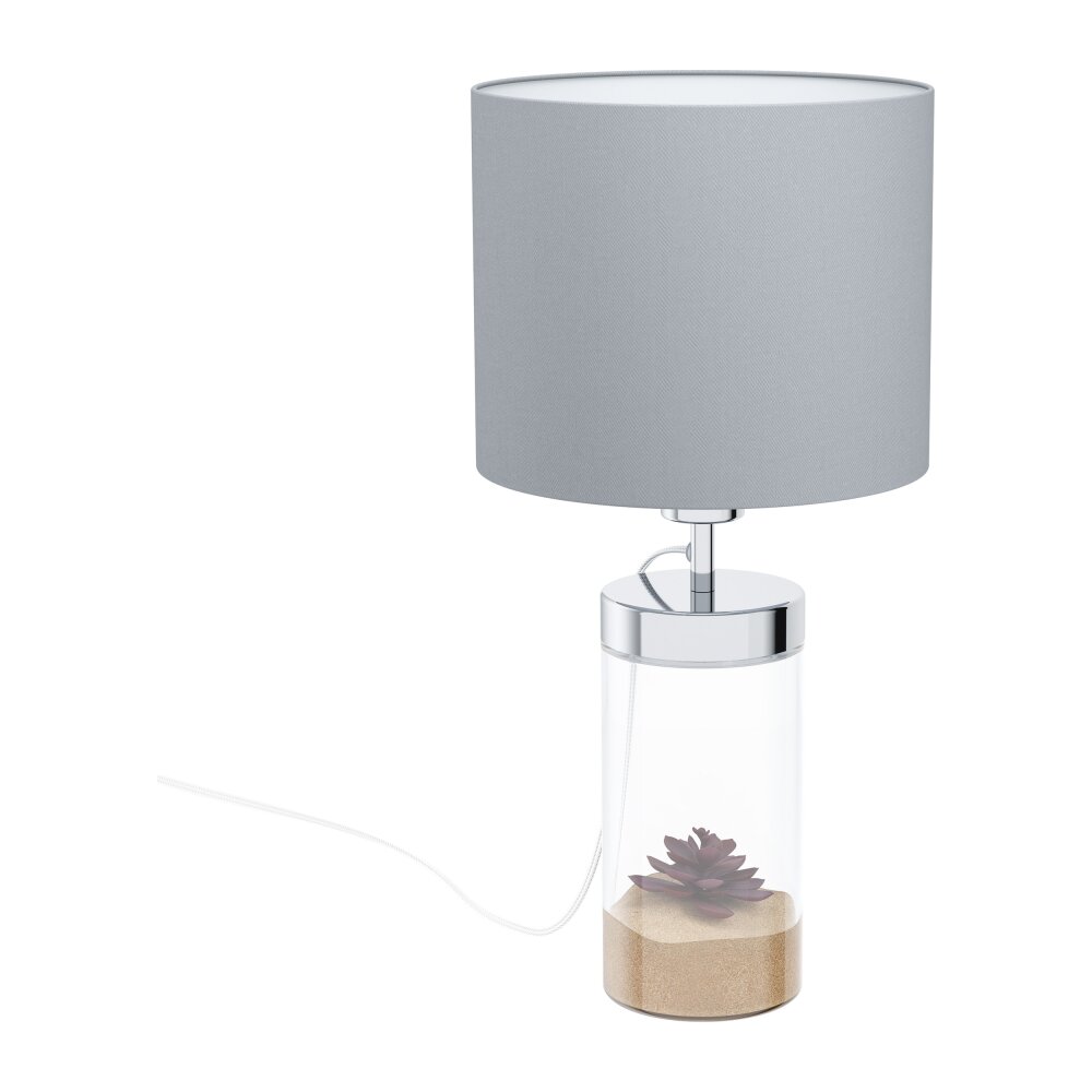 Lampe de table Eglo LIDSING Chrome, Transparent, 1 lumière main product photo