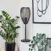 Lampe de table Forel Noir, 1 lumière
