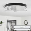 Plafonnier  Mentque LED Noir, 1 lumière