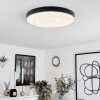 Plafonnier  Mentque LED Noir, 1 lumière