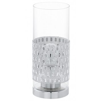 Lampe de table Eglo TORVISCO Chrome, 1 lumière