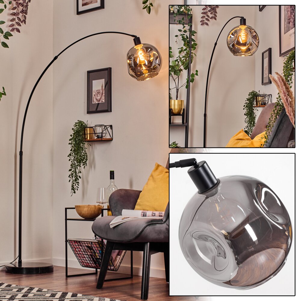 Ripoll Lampadaire Noir, 1 lumière main product photo