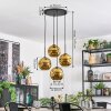 Ripoll Suspension, Boule lumineuse, Suspension grappe Or, 4 lumières