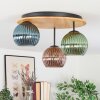 Koyoto Plafonnier, Boule lumineuse Écru, Noir, 3 lumières