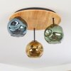 Ripoll Plafonnier, Boule lumineuse Écru, Noir, 3 lumières